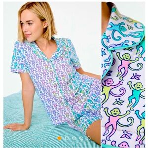 NWT Roller Rabbit Disco Polo Pajamas-Mermaid